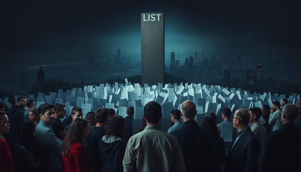 Case studies impact of lists in society