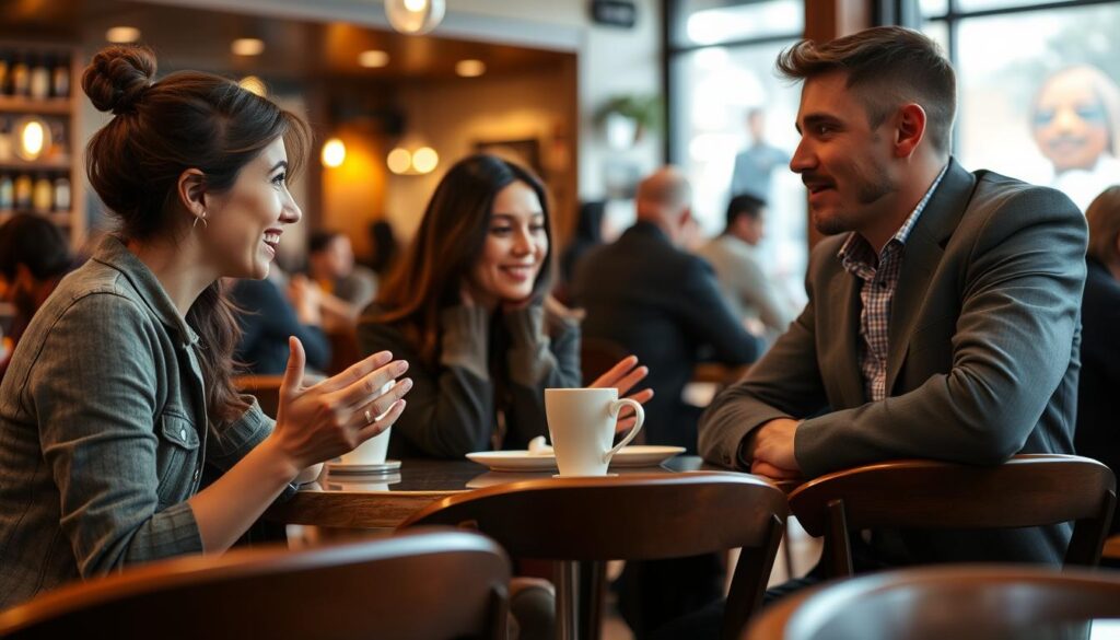 conversation body language examples