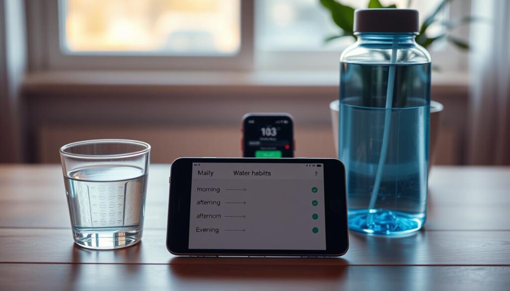 daily water habits schedule