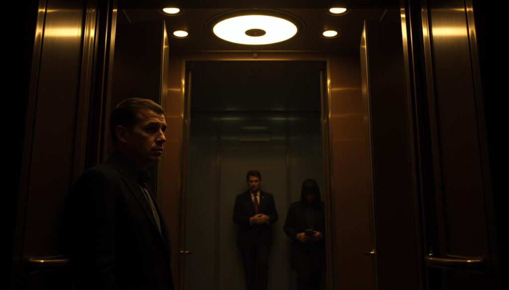 elevator scene techniques in action