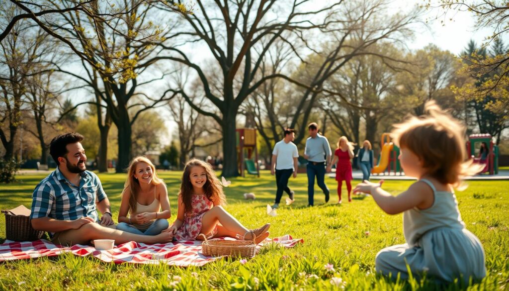 everyday joy in a city park