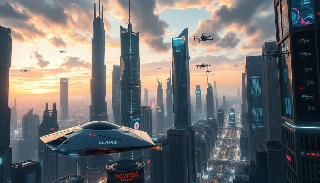 futuristic technology concepts