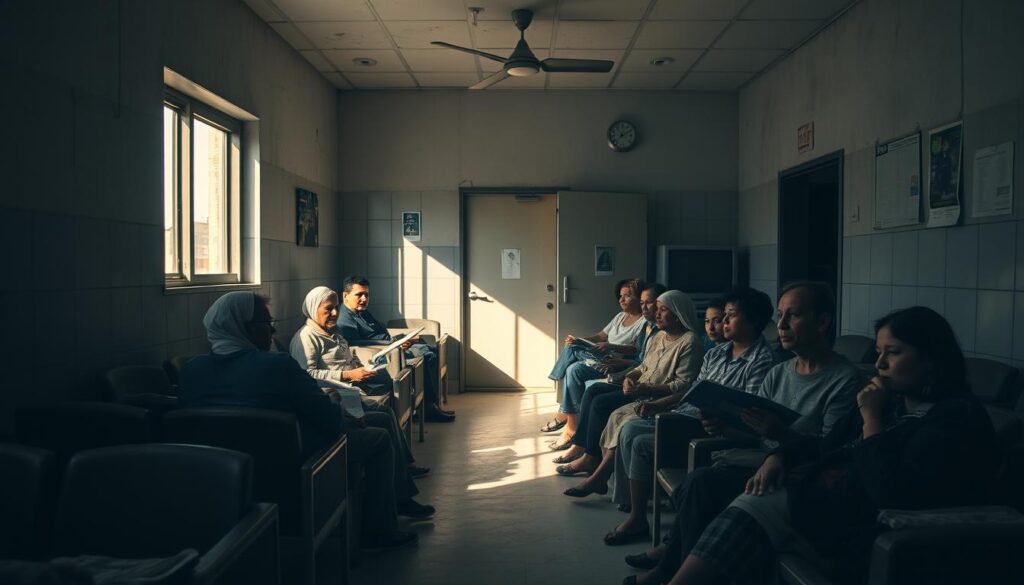 healthcare inequality waiting room