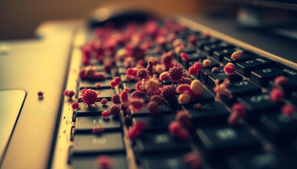 keyboard bacteria