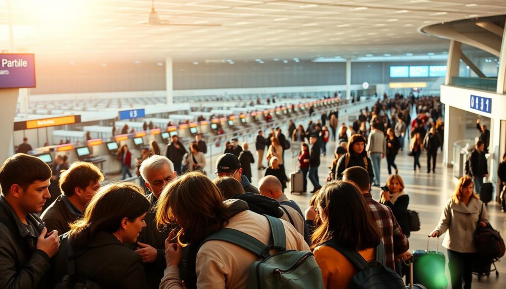 long airport delays solutions