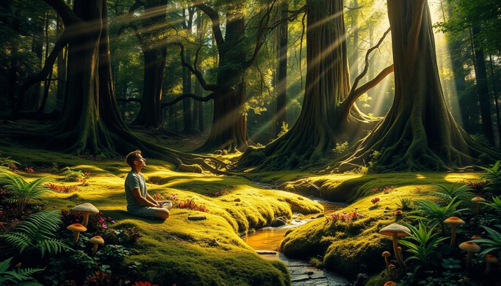 nature connection in forest