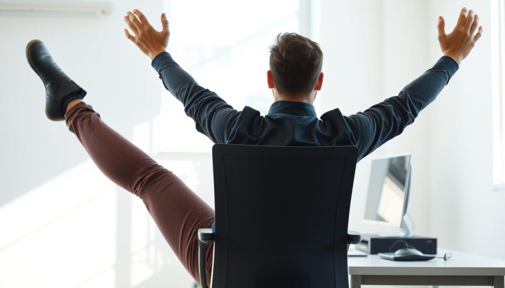 office stretching