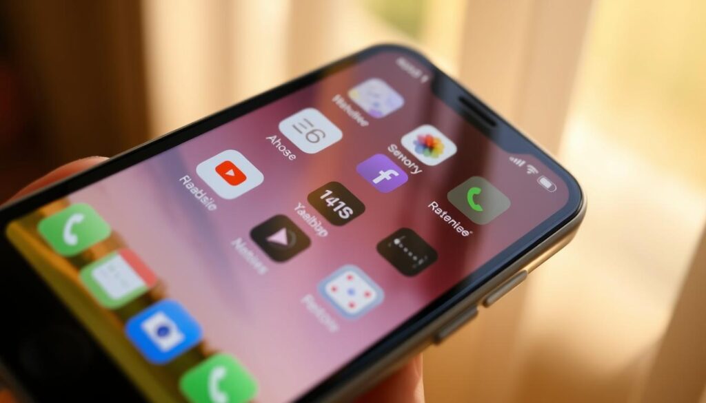 personalized phone layout