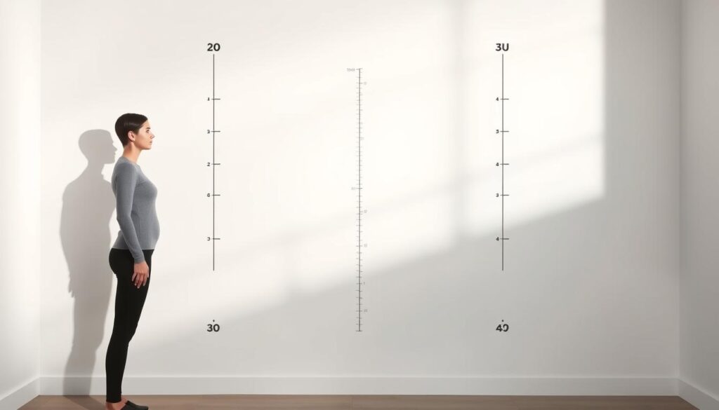 posture correction wall test