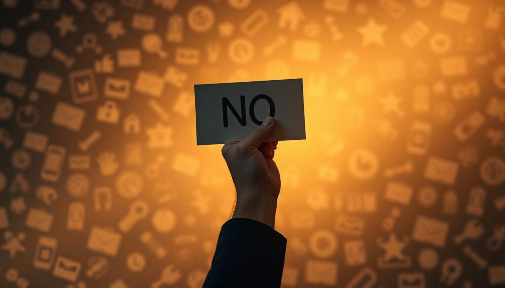 power of saying no