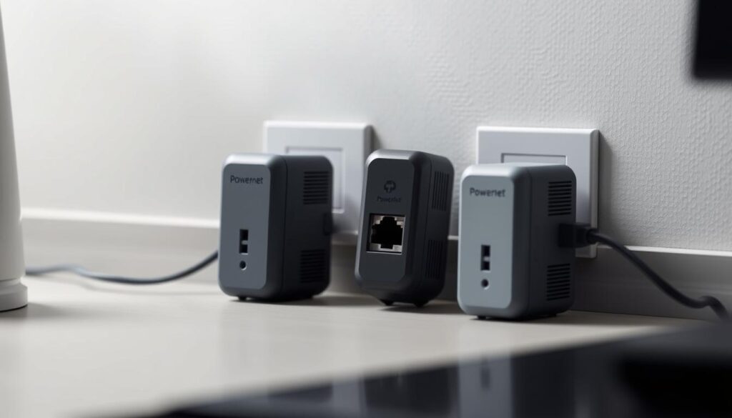powerline adapters in home setup