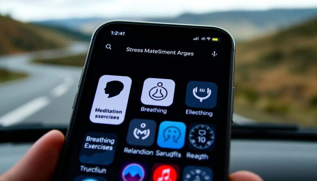 stress management apps for drivers