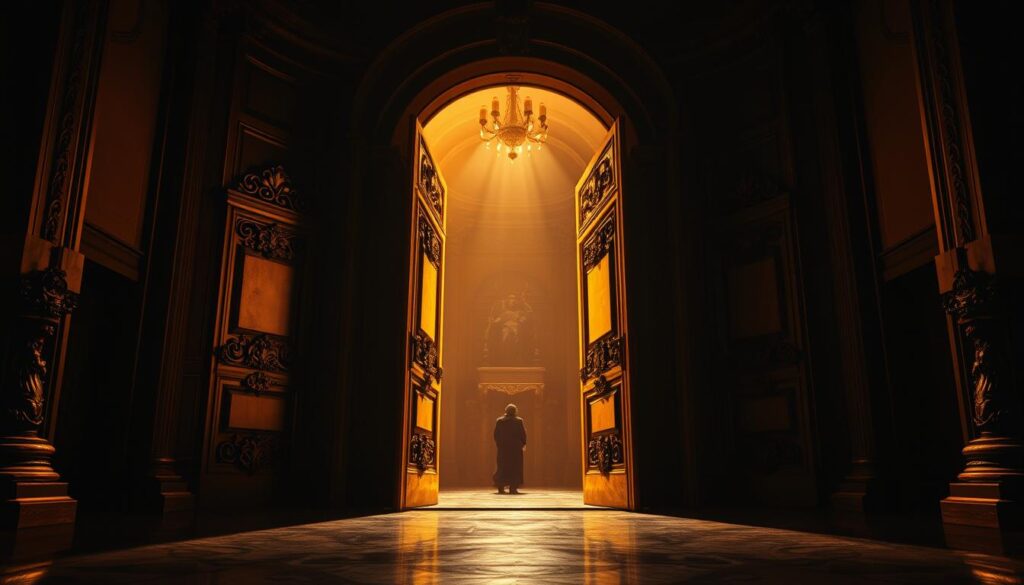 symbolic open doors in literature