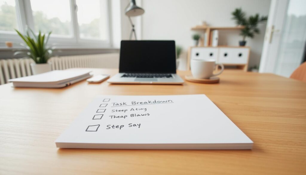 task breakdown steps