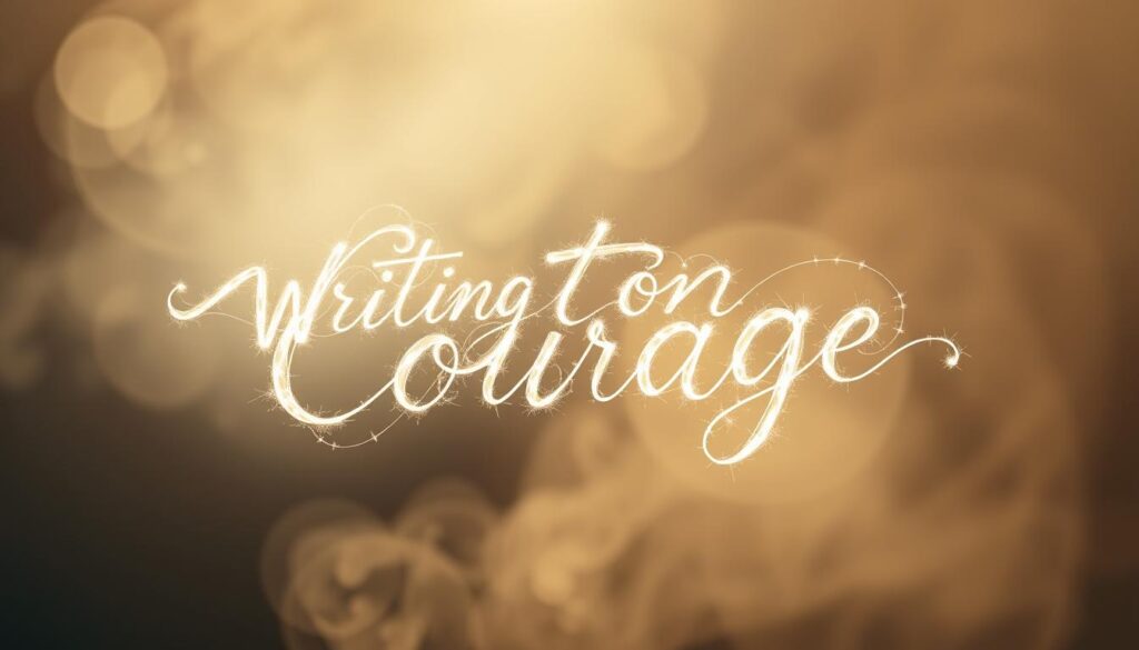 writing courage